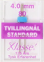 TVILLINGNÅL STANDARD 80/4 mm
