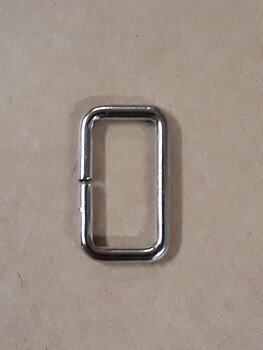 Sleif enkel 16x8mm Förnicklad