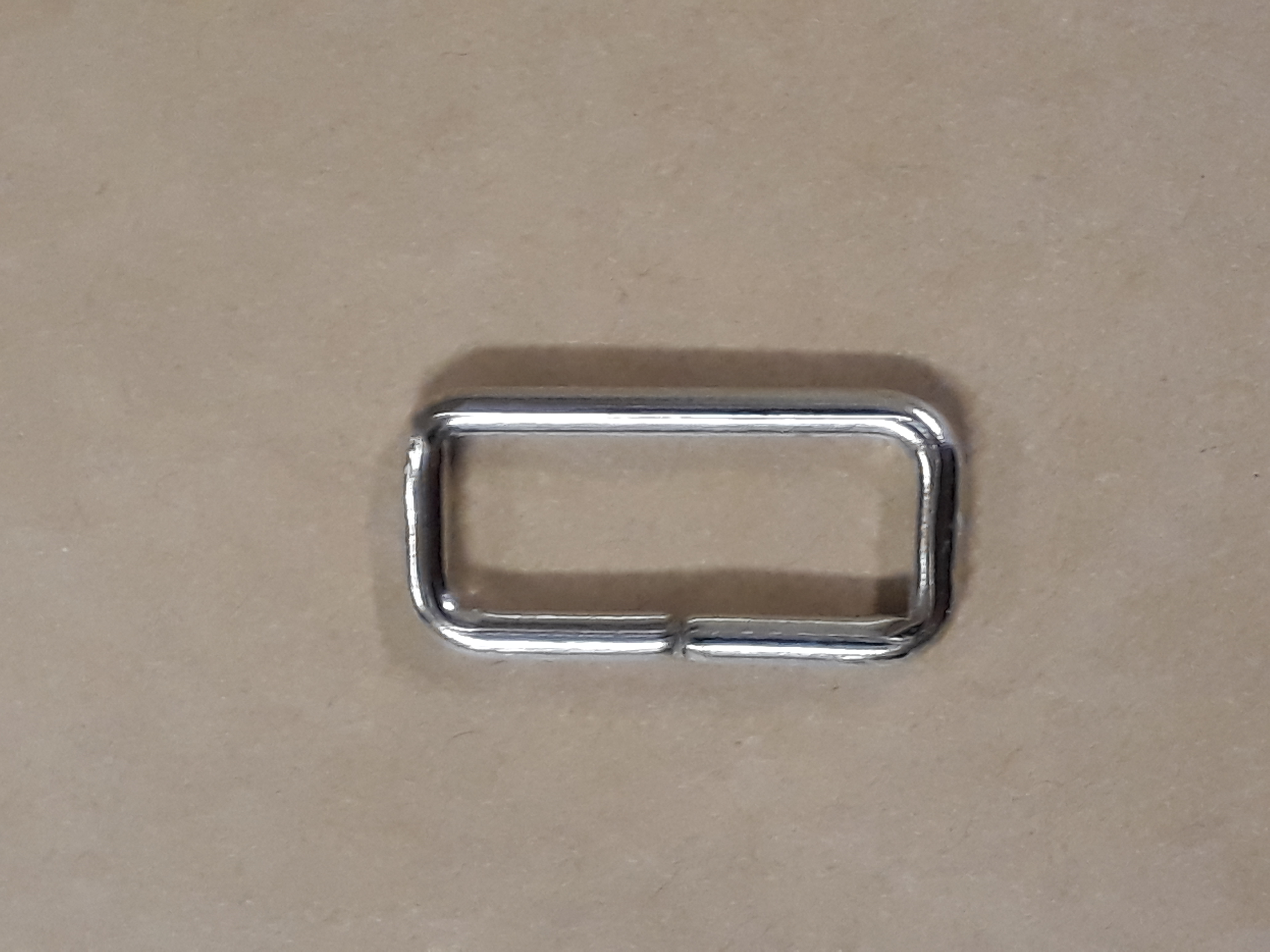Sleif enkel 20x8mm Förnicklad