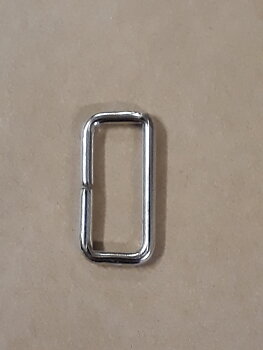 Sleif enkel 20x8mm Förnicklad
