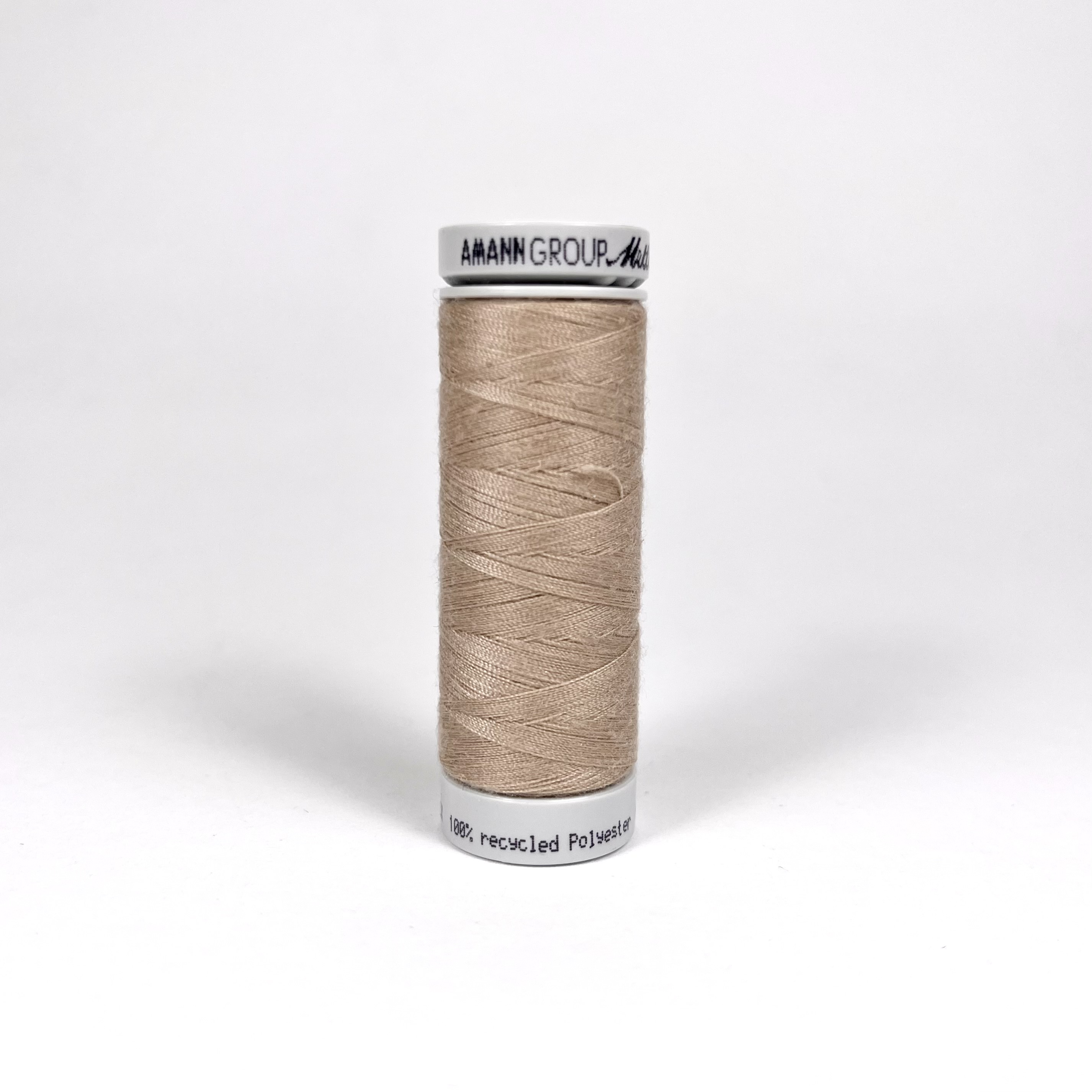 Återvunnen polyestertråd Beige 1222 (200m)
