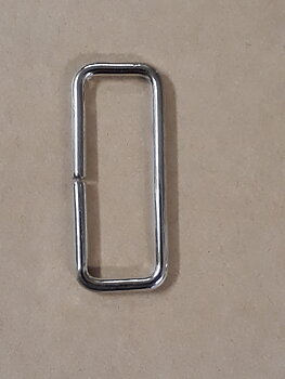 Sleif enkel 30x10mm Förnicklad