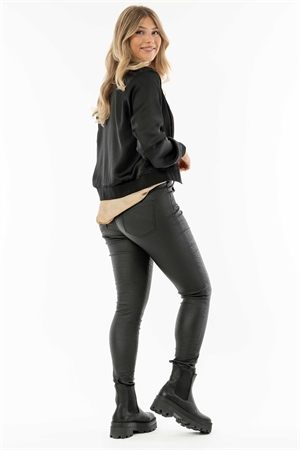 HALLIE BOMBER JACKET BLACK - 3