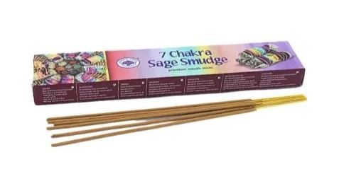 Green Tree 7 Chakra Sage Smudge Masala Rökelse - 2