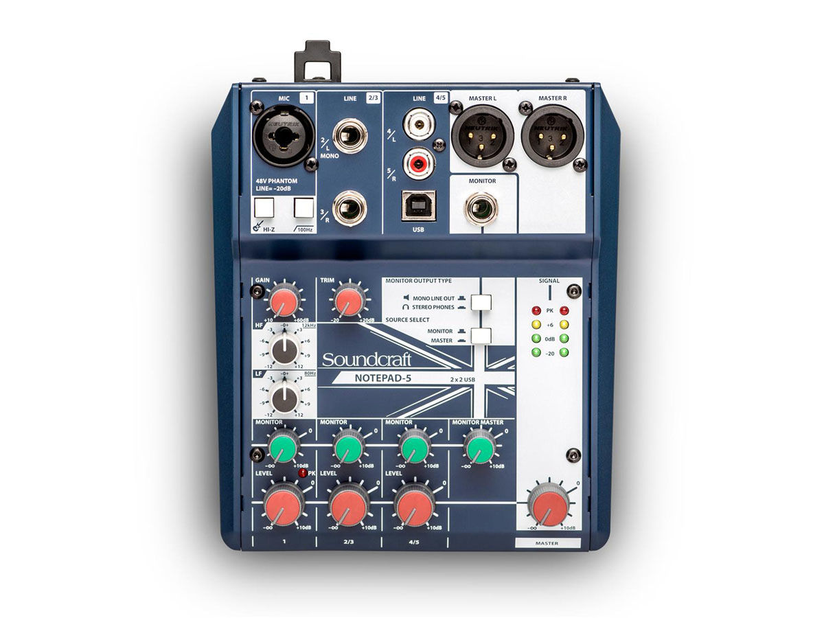 Soundcraft Notepad-5