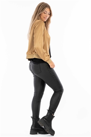 HALLIE BOMBER JACKET CAMEL - 3