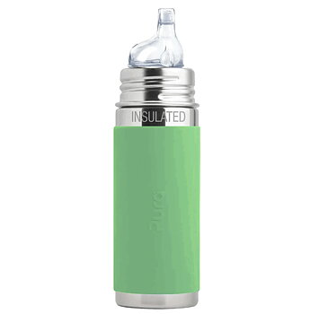 Pura isolerad pipflaska 260 ml rostfritt stål - moss