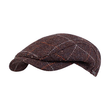 Höst/vinter Ivy Cap från Wigéns i Harris Tweed bruna toner säljs på Hospitalsgatan 