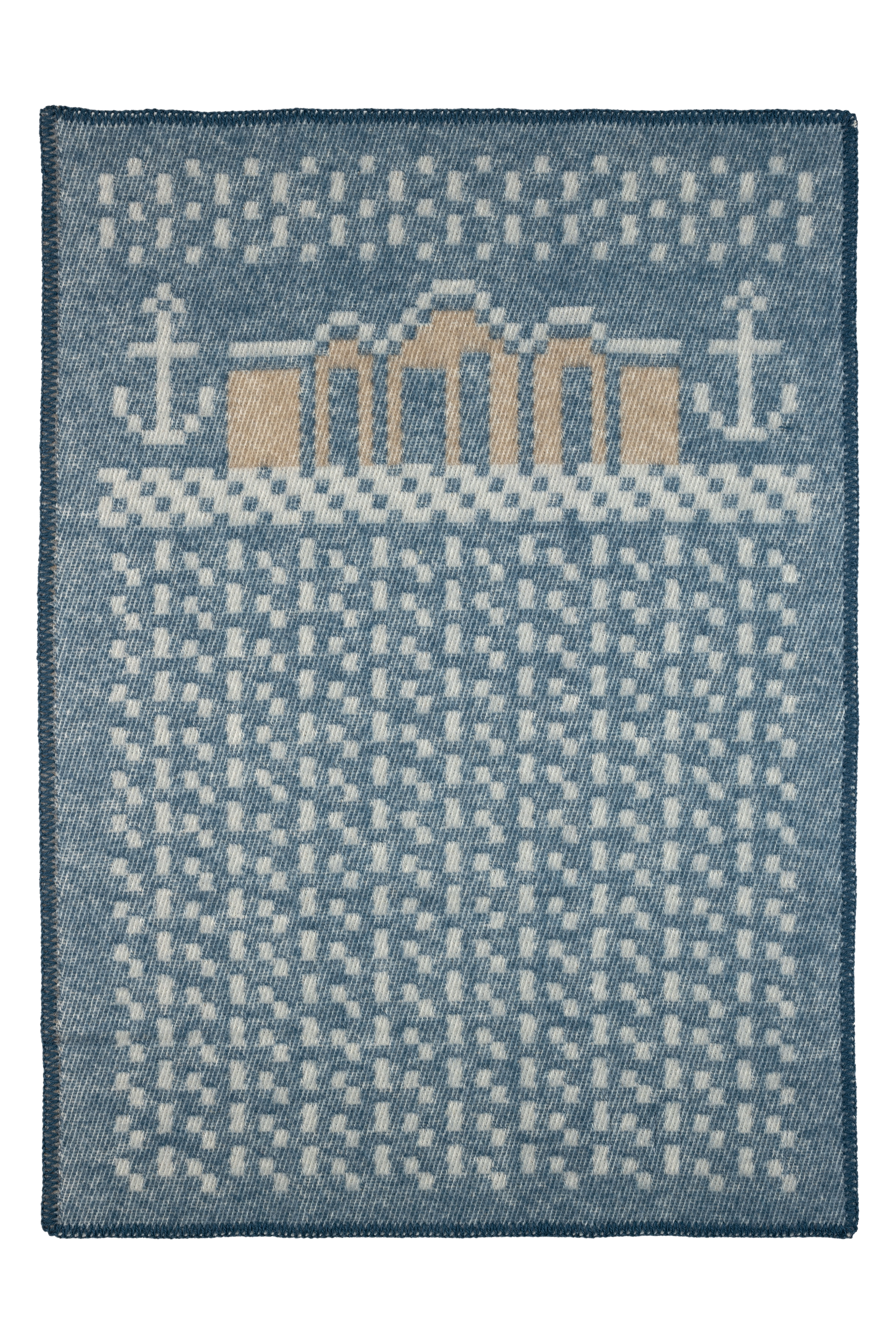 SKAFTÖ MARIN, COUVERTURE EN LAINE DE BÉBÉ, 65x90cm - 3