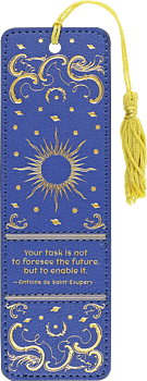 Artisan : Your task is not to foresee the future, but to enable it - bokmärke i vegan leather