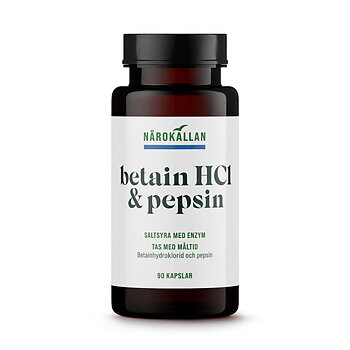 Betain HCL & Pepsin 90 kap Närokällan