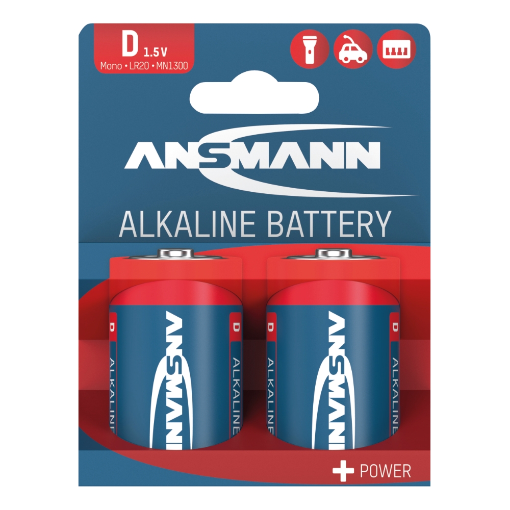 Batteri D/LR20 1,5V 2-P