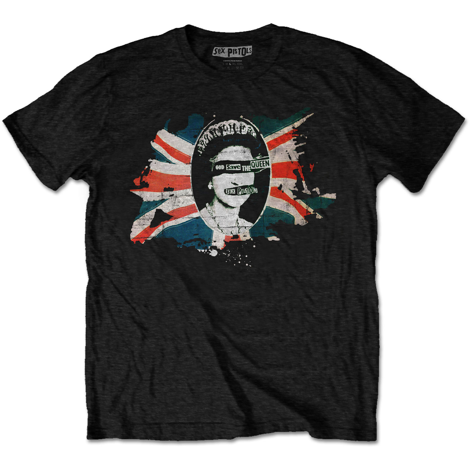 Sex Pistols God Save The Queen Black T-Shirt