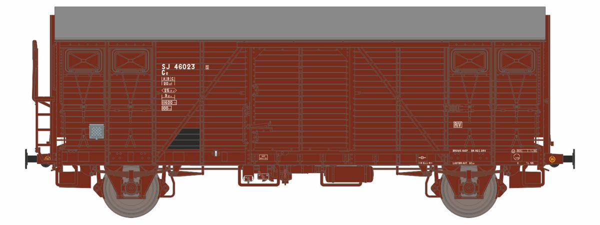 Godsvagn SJ Ge 45366, Ep III - 2