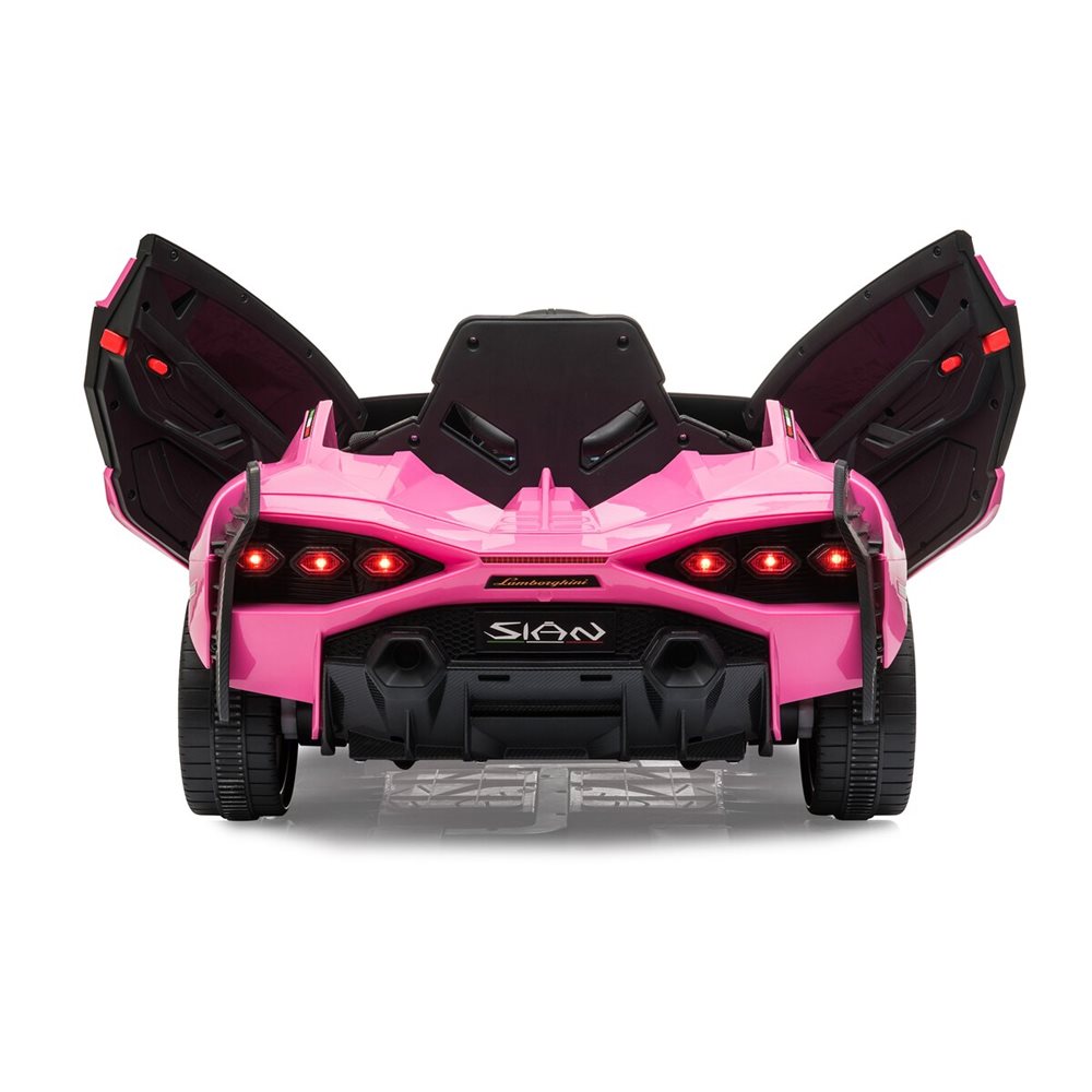 Lamborghini Sian Elbil Barn 12V Rosa - 5