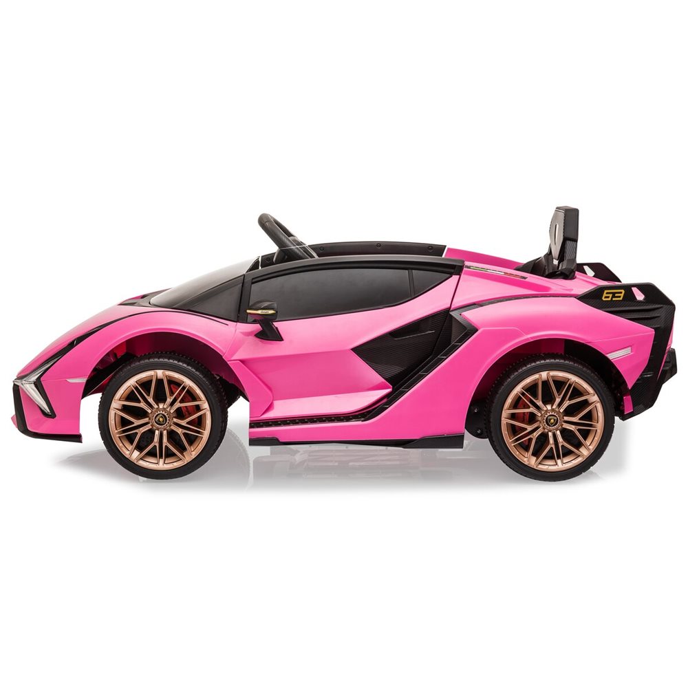 Lamborghini Sian Elbil Barn 12V Rosa - 6