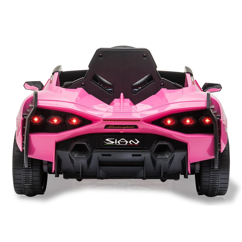 Lamborghini Sian Elbil Barn 12V Rosa - 4