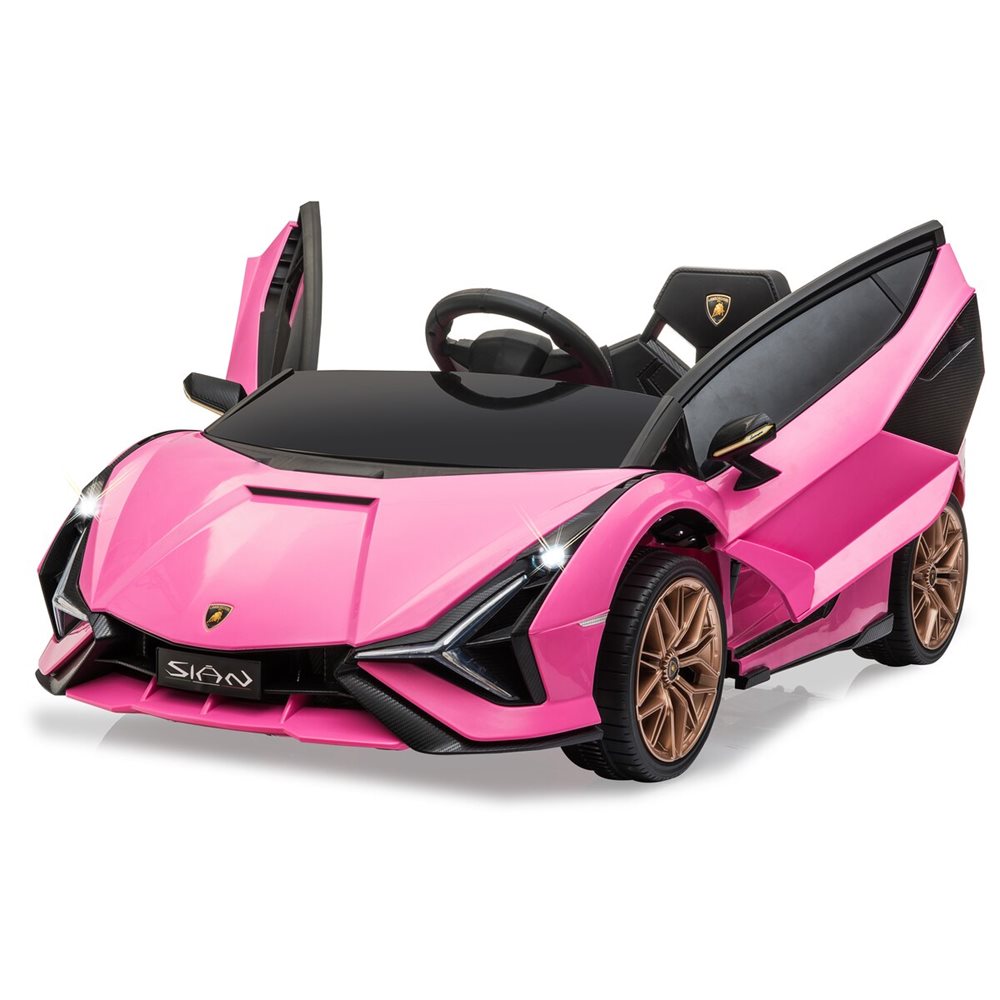 Lamborghini Sian Elbil Barn 12V Rosa - 2