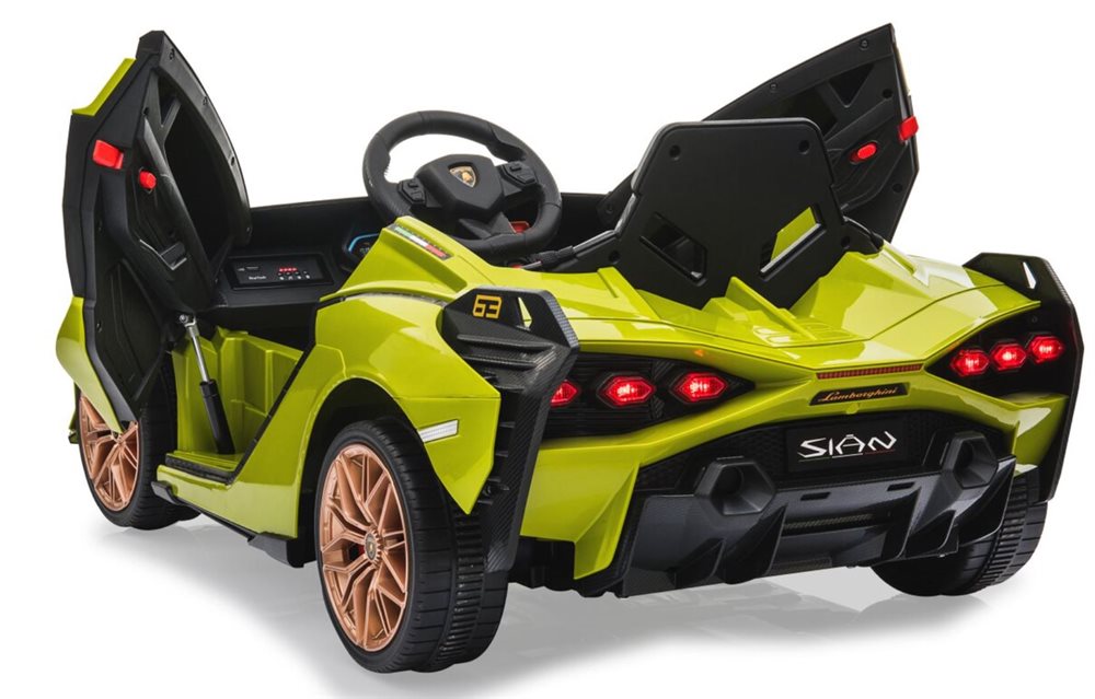 Lamborghini Sian Elbil Barn 12V Grön - 2