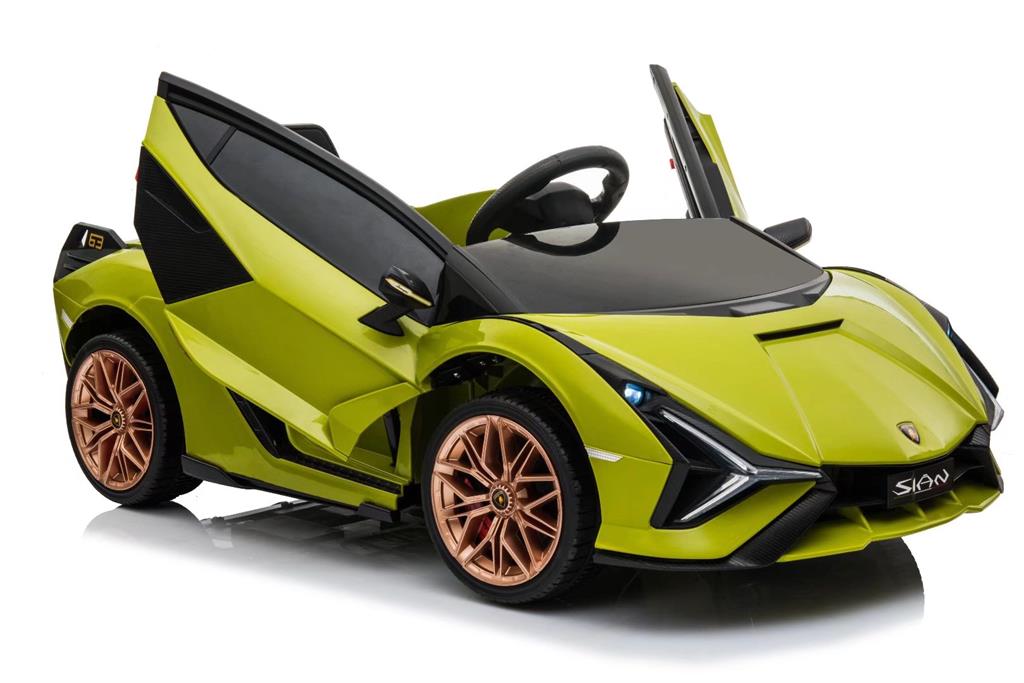 Lamborghini Sian Elbil Barn 12V Grön