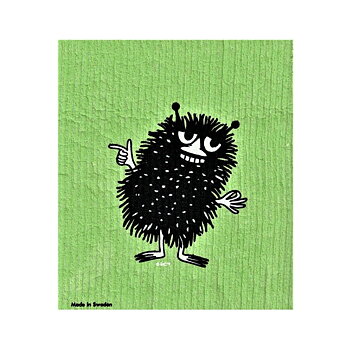 Moomin dishcloth - Stinky Green