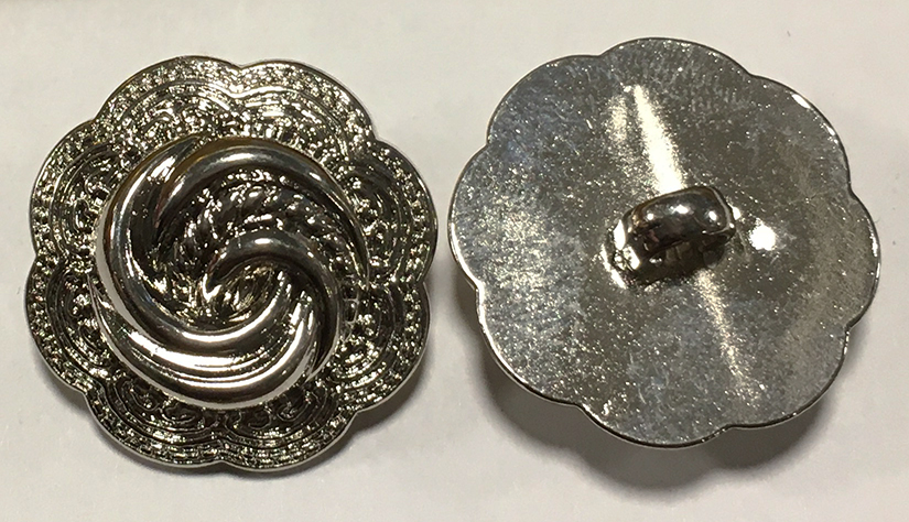 Silver Knapp Bullblomster 25
