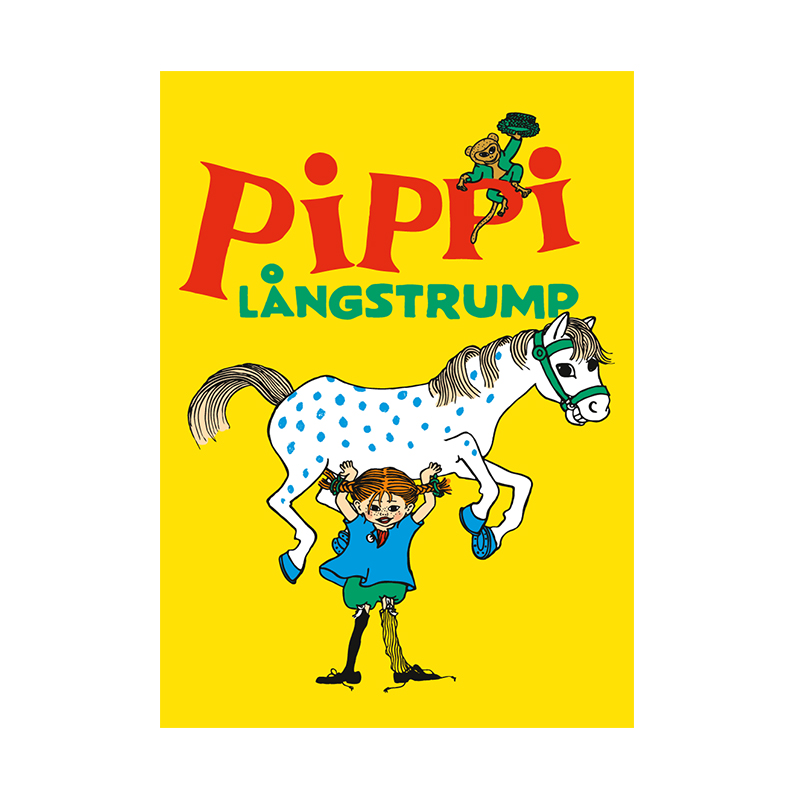 Pippi Långstrump : Pippi & Lilla Gubben - Kylskåpsmagnet 
