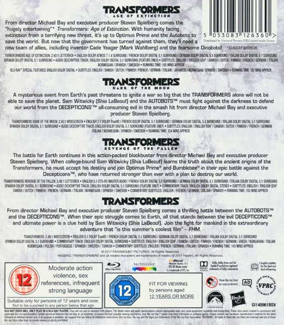 Transformers 1-4 Box (4-disc) (Blu-ray) - 2