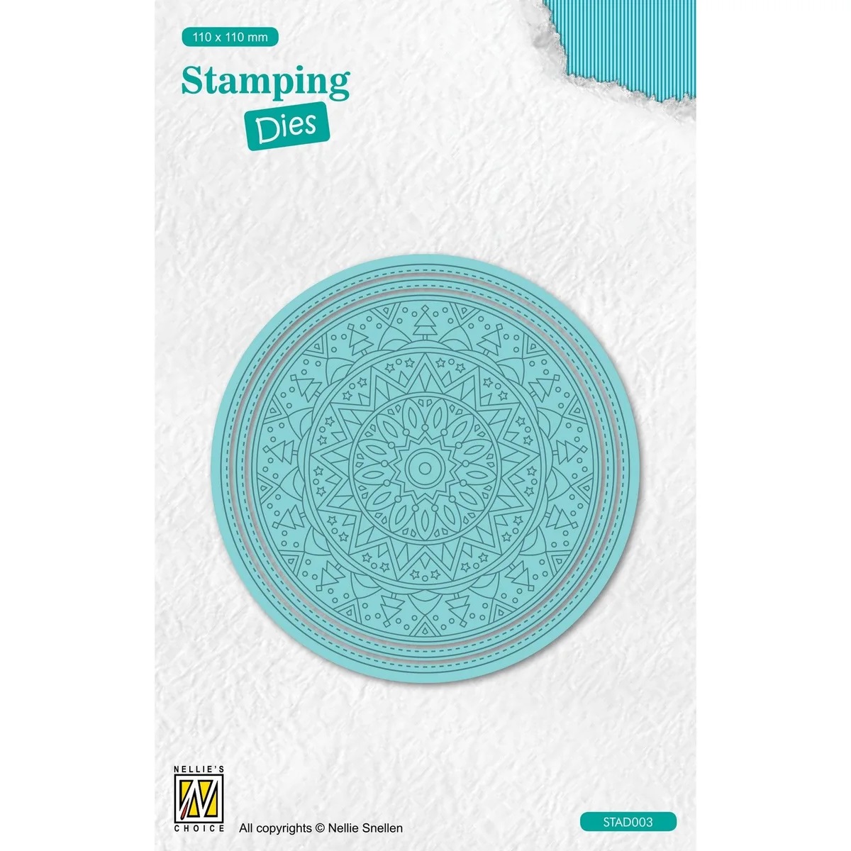Nellies Choice  - Stamping Dies - Round Christmas Trees