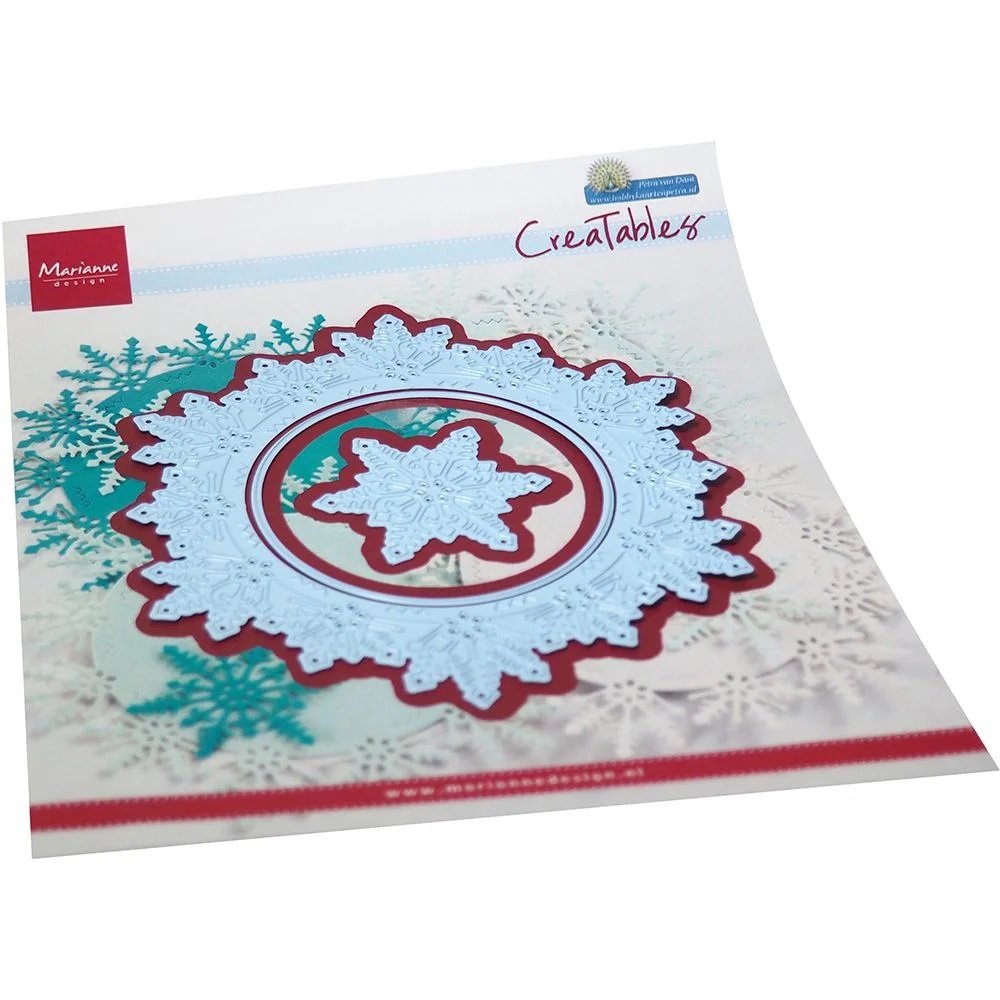 Nellies Choice  - Stamping Dies - Creatables Petra's ice crystals circle