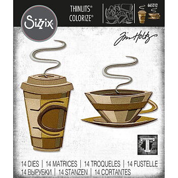Sizzix - Dies Thinlits - Cafe Colorize