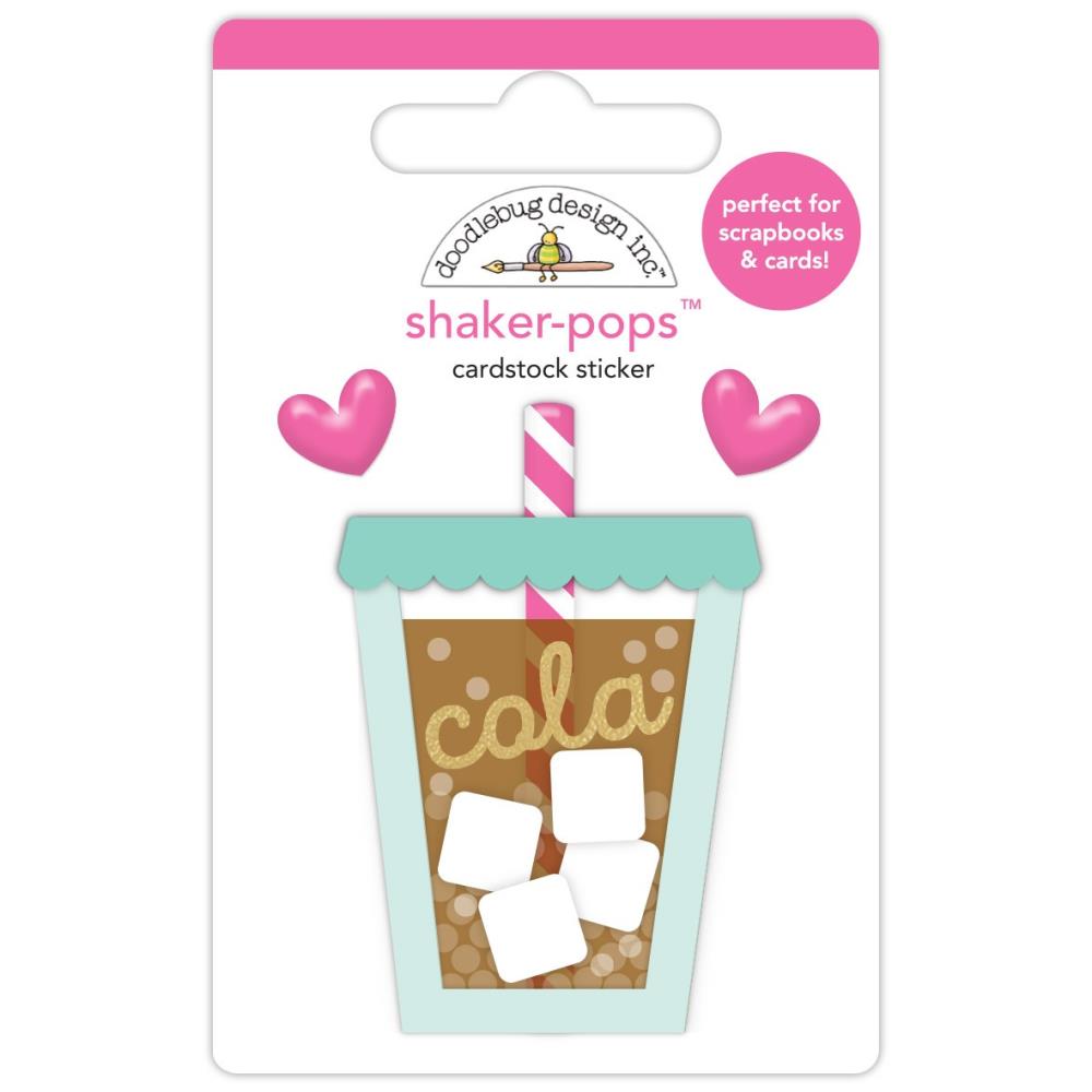   Doodlebug - Doodle-Pops 3D Stickers - Soda Sweet, Hello Again