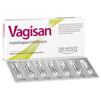 Vagisan mjölksyra 7 vagitorier