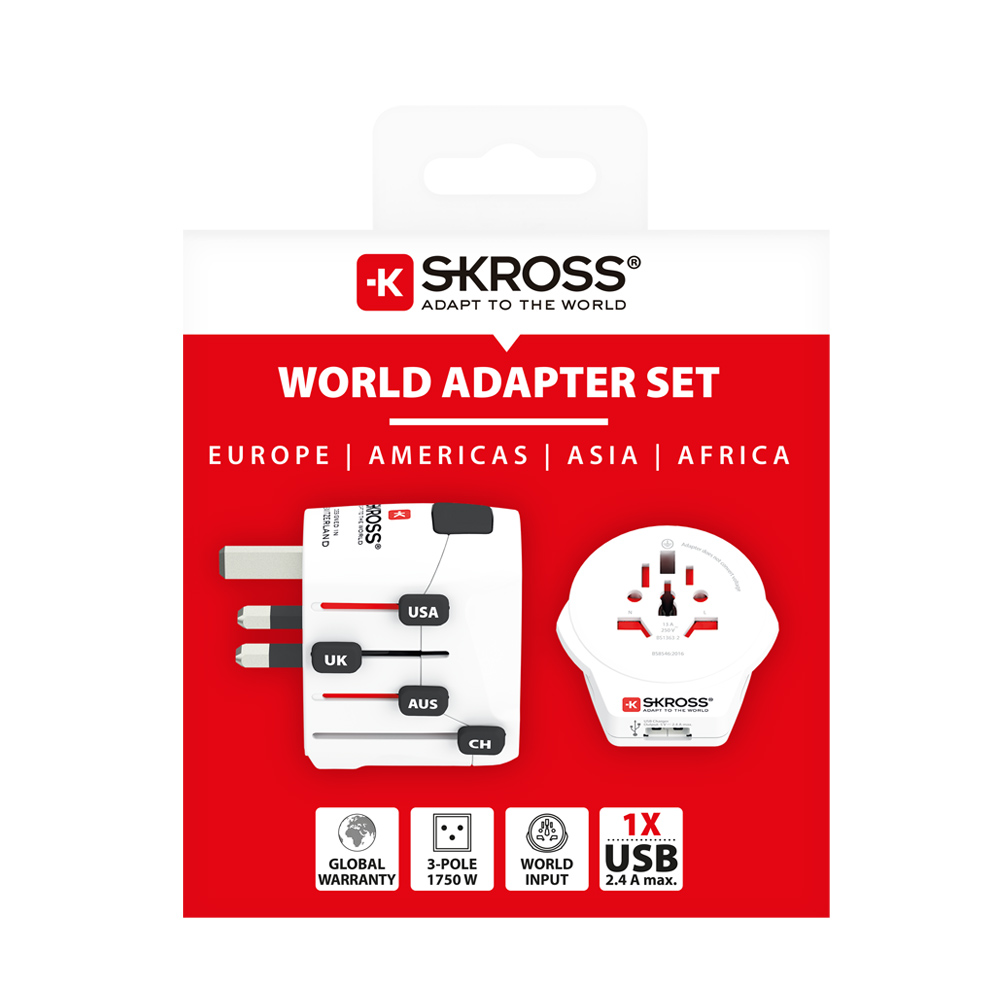 Reseadapter - SKROSS PRO WORLD + USB - 6