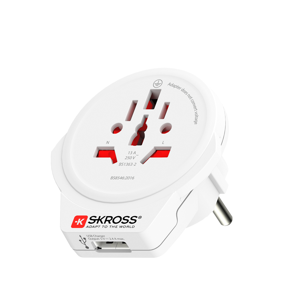 Reseadapter - SKROSS PRO WORLD + USB - 5