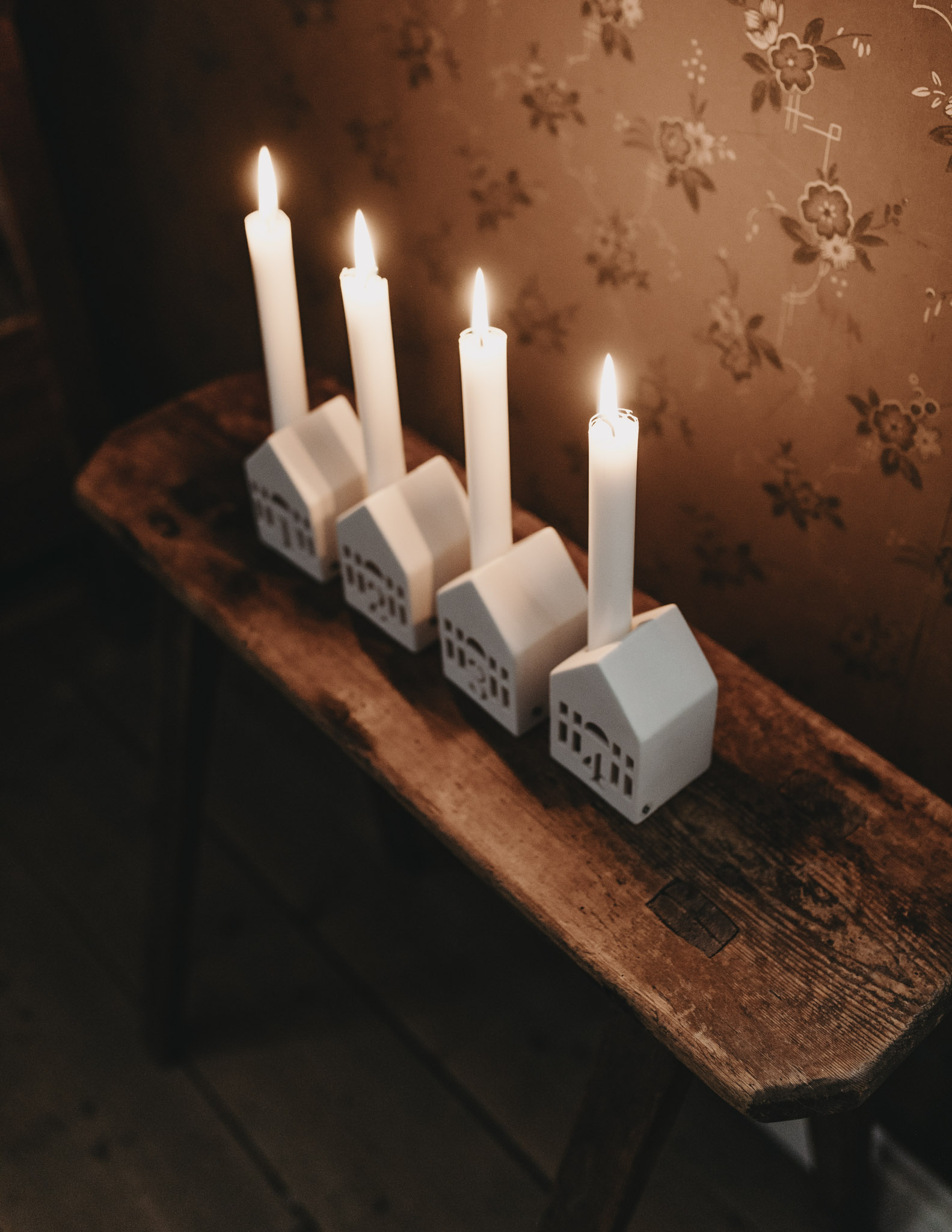 Adventsljusstake Staden 28 cm - 3