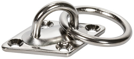 Surrningsfäste med ring 80X50X8MM A2 2ST