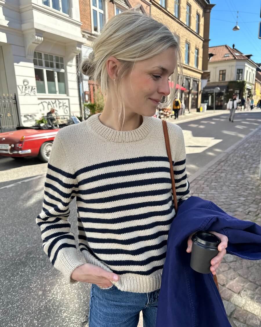 lyon sweater petite knit stickmönster