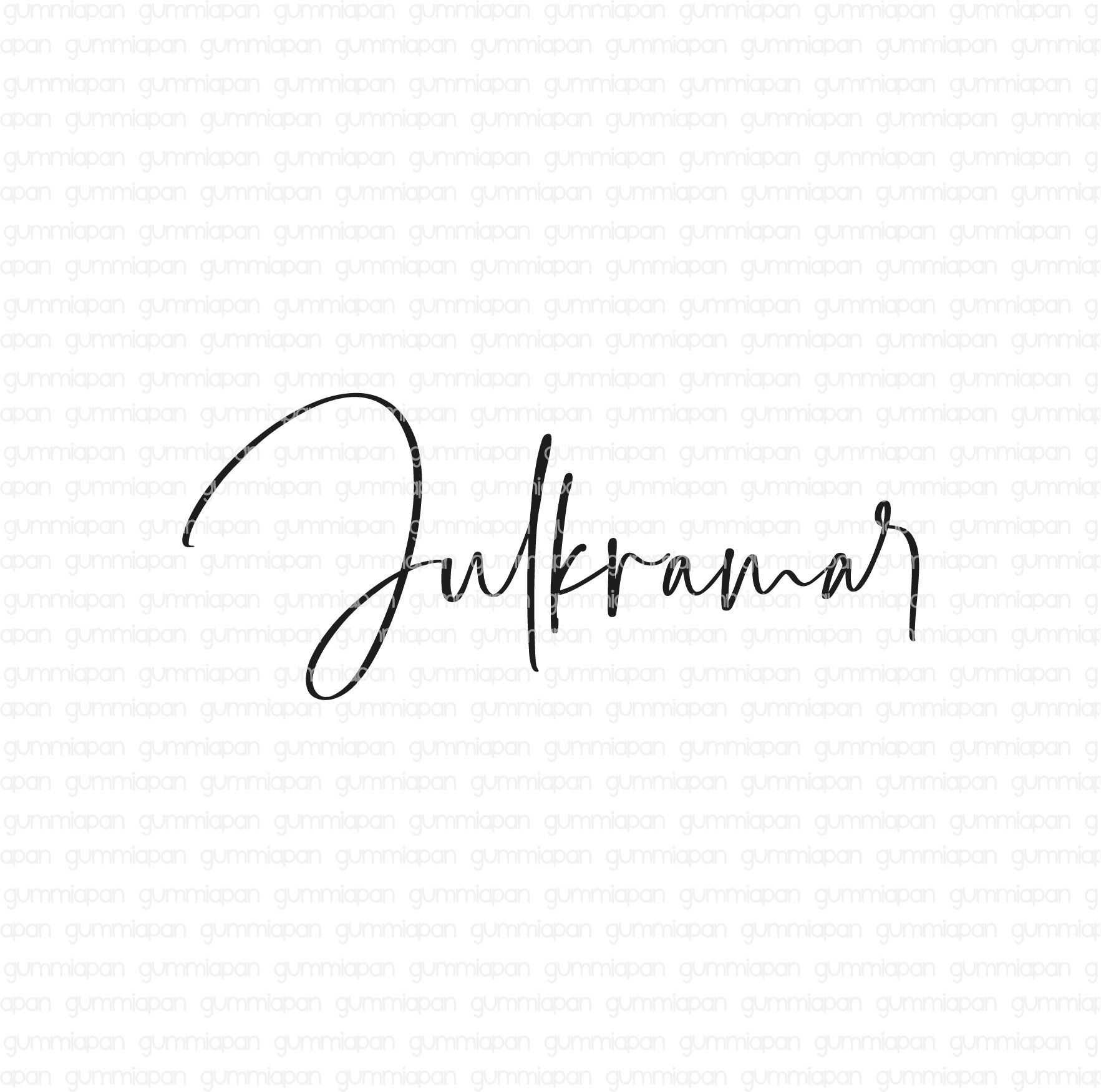 Gummiapan stämpel - Julkramar