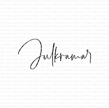 Gummiapan stämpel - Julkramar