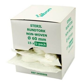 Rundtork ø40mm steril 15x5/fp