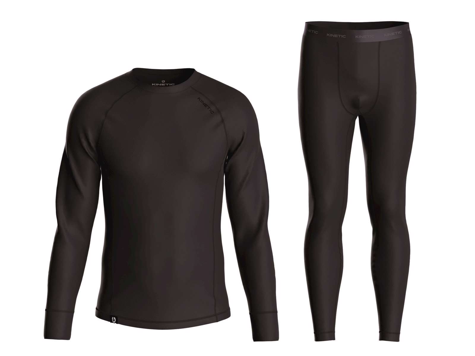 Varmt underställ bestående av tröja och byxa. Tillverkade av 95% polyester. Passar till fiske och friluftsliv