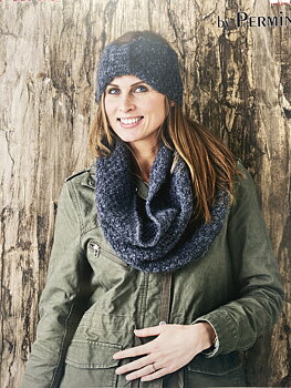 Garnkit till pannband och halskrage i alpakkagarn.