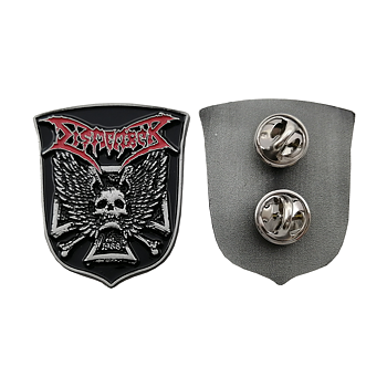 DISMEMBER - METAL PIN, SKULL WINGS