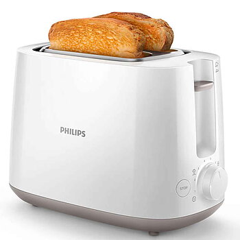 Philips Brödrost HD2581 Vit 2 Skivors