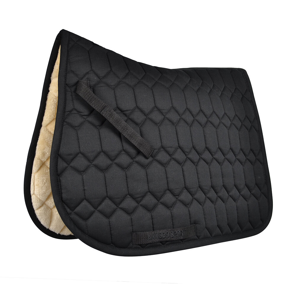 Hansbo Sport Schabrak SHEEPLIKE Hopp/Allround - Svart