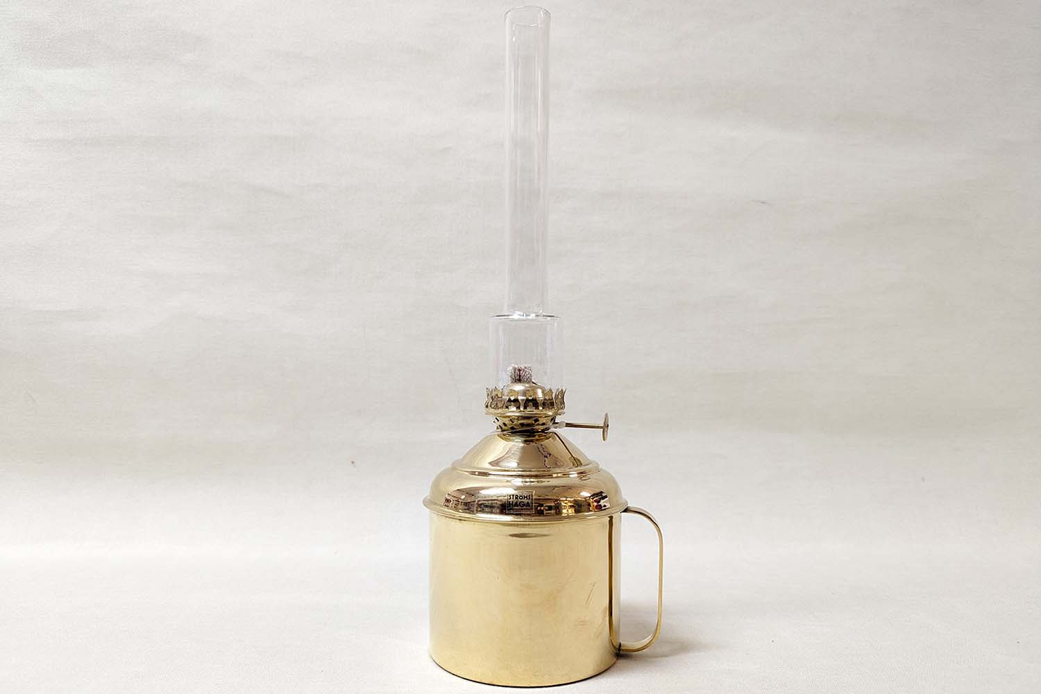 Fotogenlampa Linne Mässing 33 cm