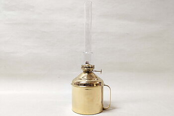 Linne kerosene lamp brass 33 cm