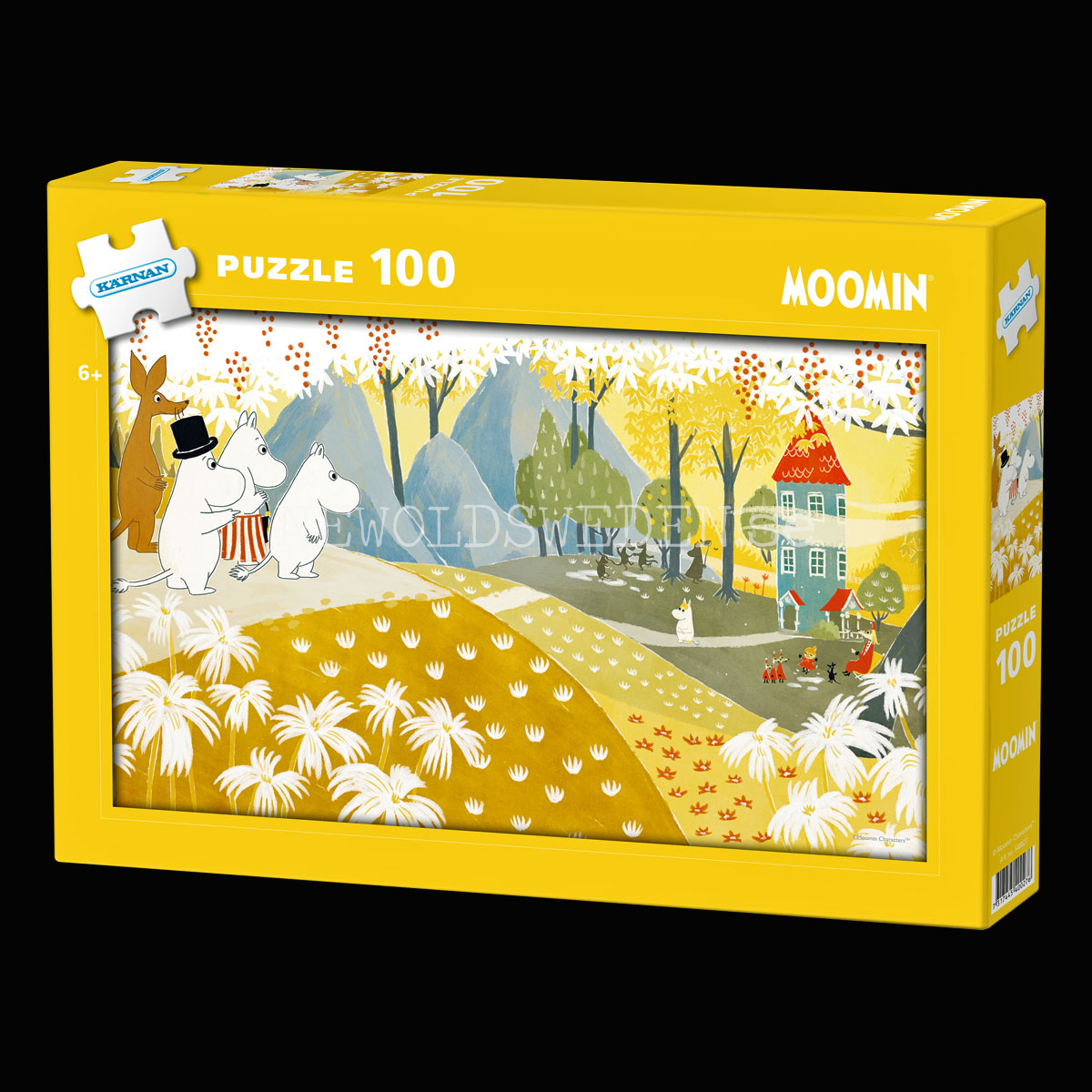 MOOMIN - Puzzle 100 bitar 30 x 50 cm - Tove Jansson