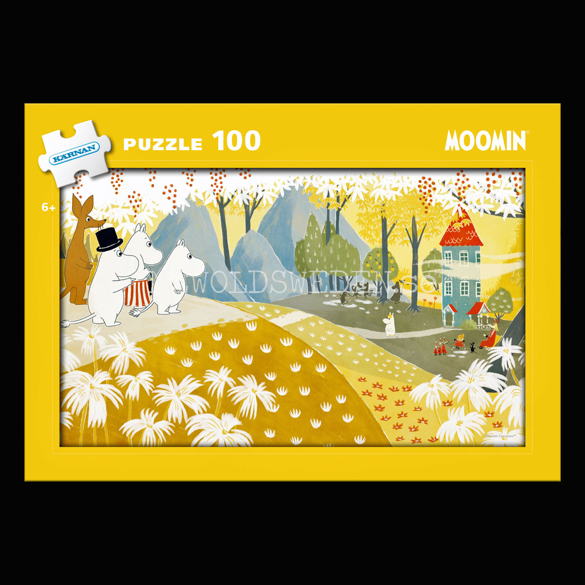 MOOMIN - Puzzle 100 bitar 30 x 50 cm - Tove Jansson - 2